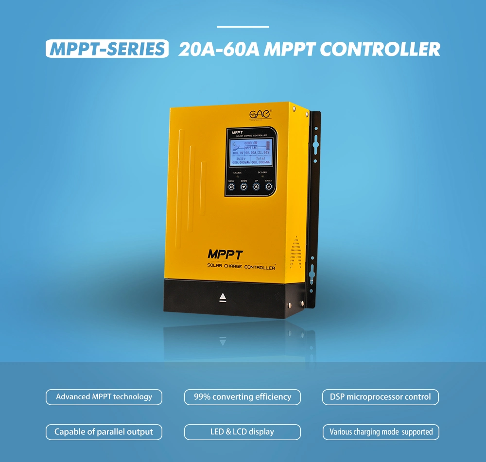MPPT Solar Charge Controller 80AMP 12/24/36/48V Charger Controller for Home Use Solar Panel System Controller