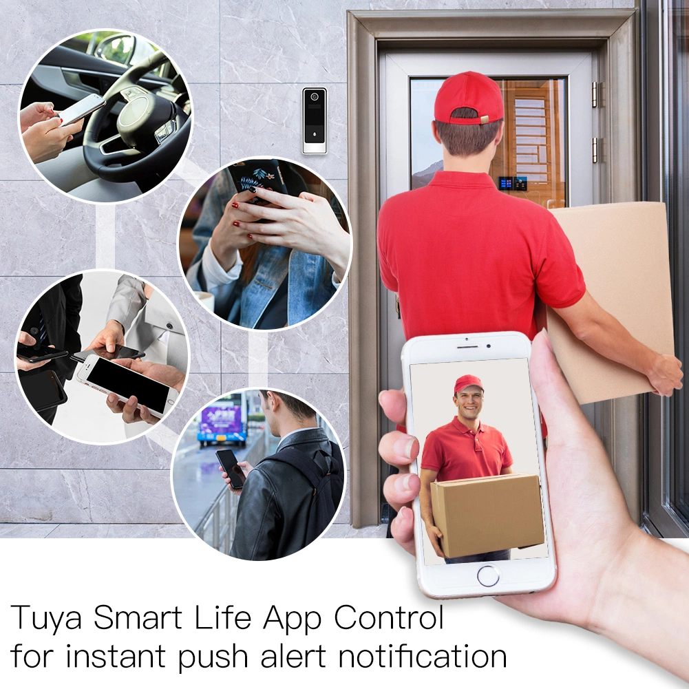 Tuya WiFi 1080P HD Wireless Smart Video Doorbell Camera