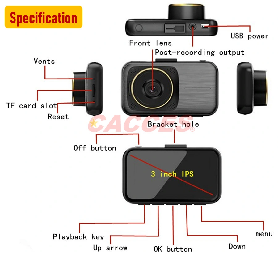 Dash Cam 4K 5g WiFi 2160p GPS Dash Camera,Car Camera Dash Cam Dual Recorders,Dashcam for Cars with APP,G-Sensor,WDR Night Vision,Loop Recording,Support 256g Max