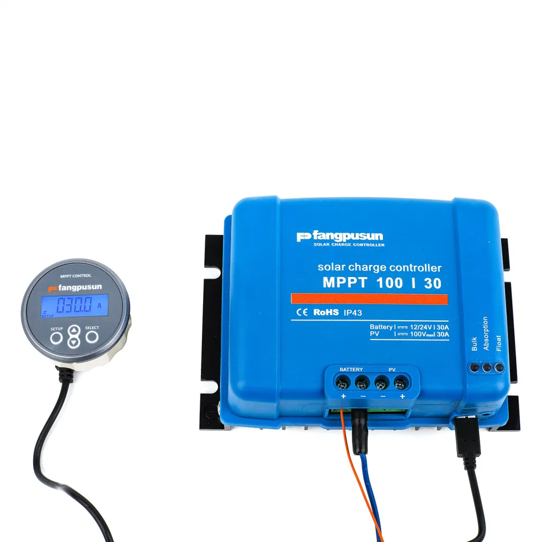 Blue MPPT100/30 Solar Charge Controller MPPT 30A 12V 24V