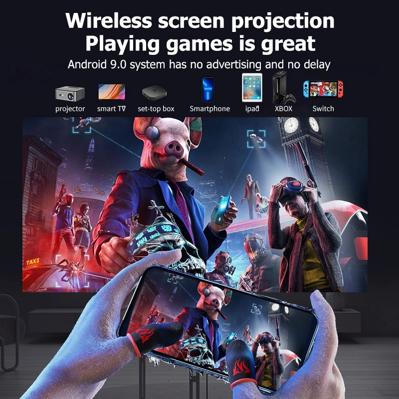 Mini LED 4K Support TV Smartphone with Projector