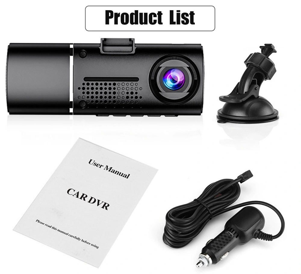Car Black Box 1.5&quot; Driving Recorder Dual Dash Cam Camera DVR