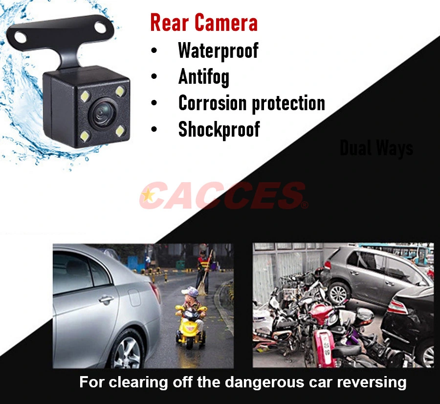 Dash Cam 4K 5g WiFi 2160p GPS Dash Camera,Car Camera Dash Cam Dual Recorders,Dashcam for Cars with APP,G-Sensor,WDR Night Vision,Loop Recording,Support 256g Max