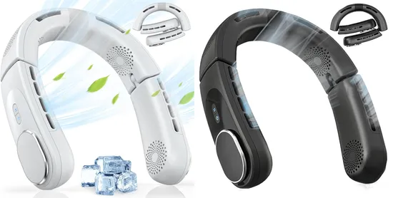 Personal Portable Wearable Fans Bladeless Cooling Rechargeable Neck Fan
