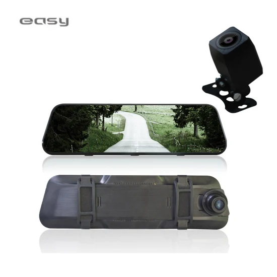 9.66 Inch 1080P Car DVR Recorder Camera Rearview Mirror Auto DVR Dual Lens Video Dash Cam