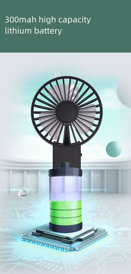 Tw11 Portable USB Rechargeable Pocket Mini Solar Fan