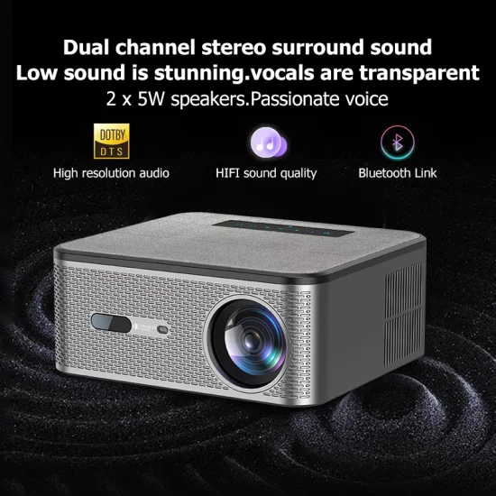 HD Projector Real 1080P Portable Mini Proyector Smartphone LED Video Wireless WiFi Projector