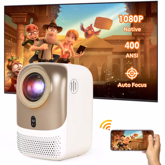 Bluetooth Mini LED portable Projector