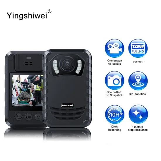 Ahd 1440p Night Vision Body Camera Wireless WiFi GPS Positioning Cop Law Enforcement Video Recorder 4G Body Worn Camera